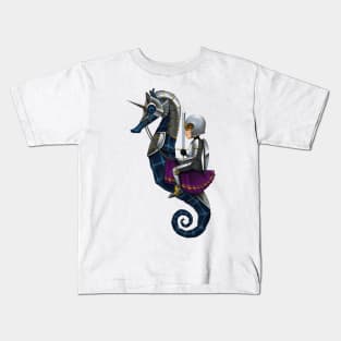 Seahorse Knight Kids T-Shirt